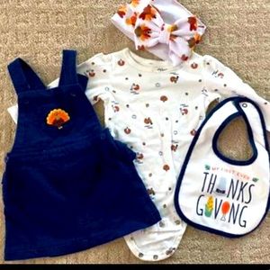 Girls Thanksgiving outfit bundle